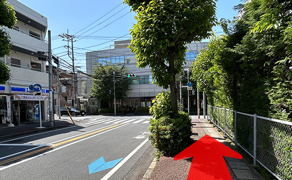 東急田園都市線「梶が谷駅」からのアクセスのイメージ画像です