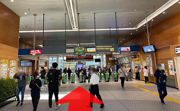 JR南武線「武蔵溝ノ口駅」からのアクセスのイメージ画像です